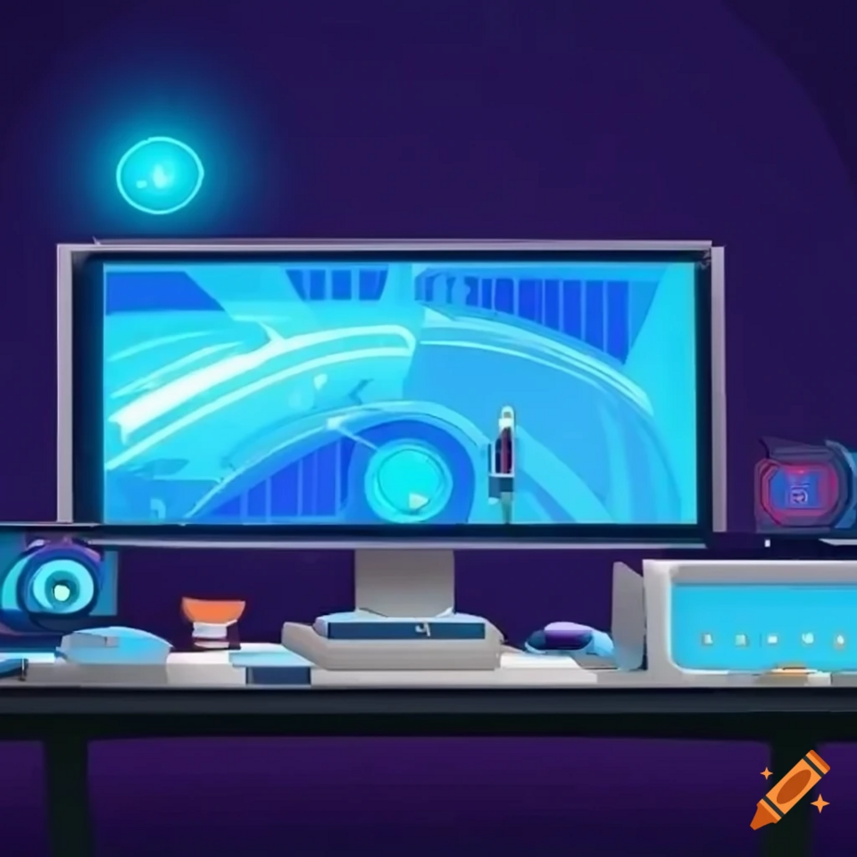 Illustration of a computer